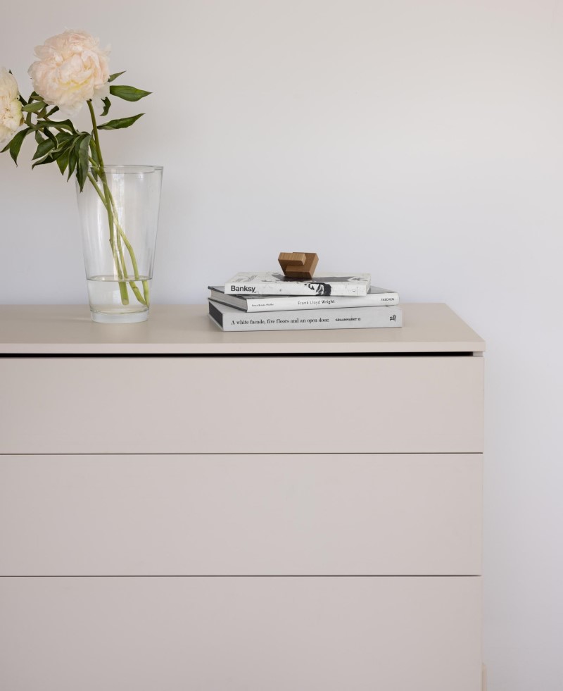 Detská komoda na prebaľovanie Quax Ashi Clay - béžová